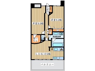 マスタ－ズ・レジデンス道頓堀Ⅱの物件間取画像